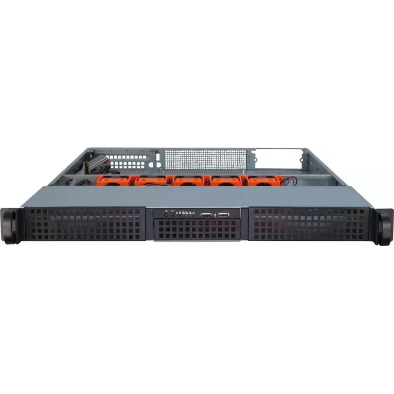 Serverbehuizing Inter-Tech 1U-10265 rack zwart