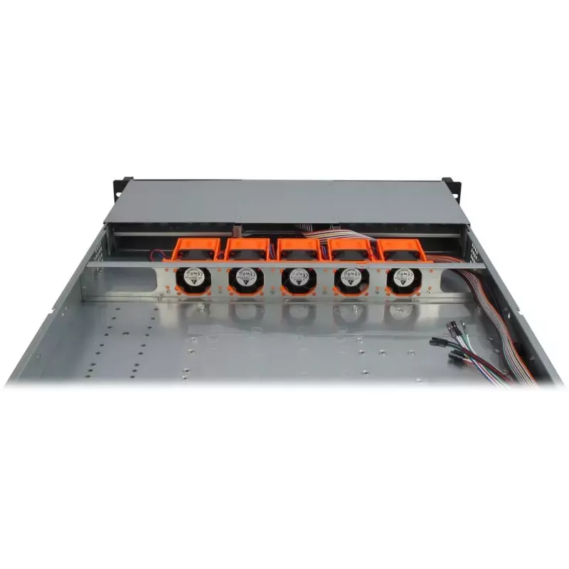Serverbehuizing Inter-Tech 1U-10265 rack zwart