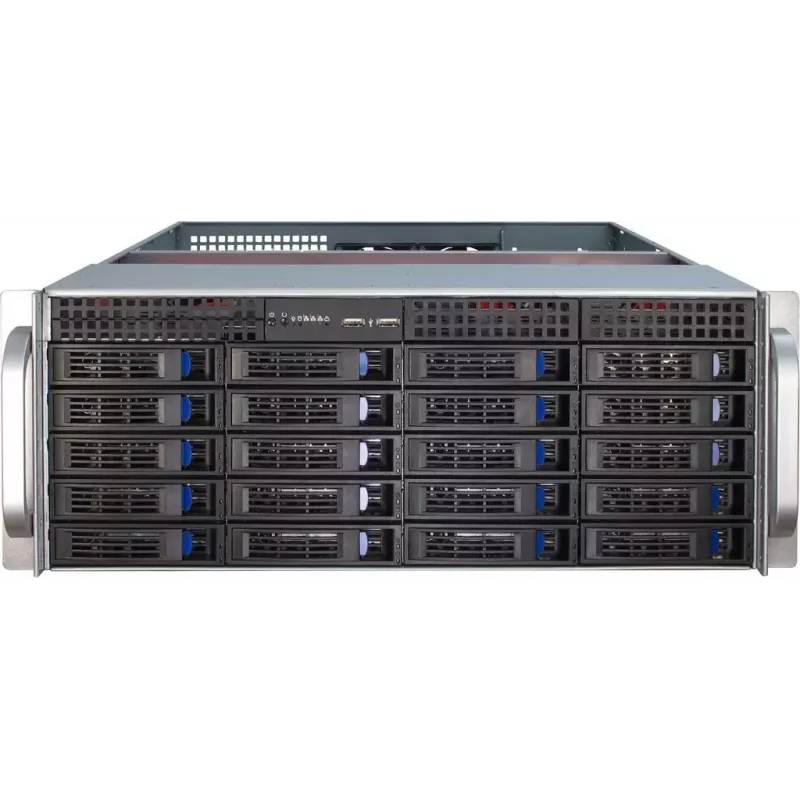 Serverbehuizing Inter-Tech IPC 4U-4420 rack blauw