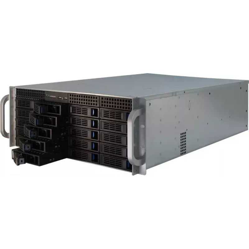 Serverbehuizing Inter-Tech IPC 4U-4420 rack blauw