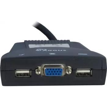 KVM-switch Inter-Tech KVM-LS-21JA zwart