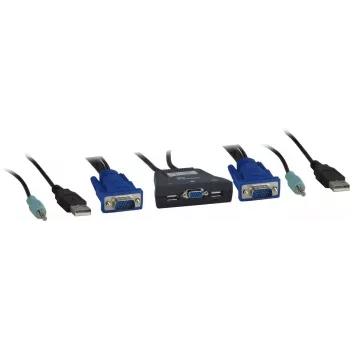 KVM-switch Inter-Tech KVM-LS-21JA zwart
