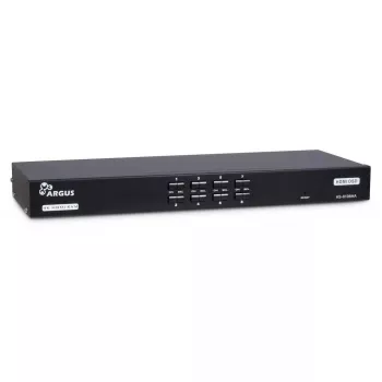 KVM-switch Inter-Tech AS-9108HA rackinbouw zwart