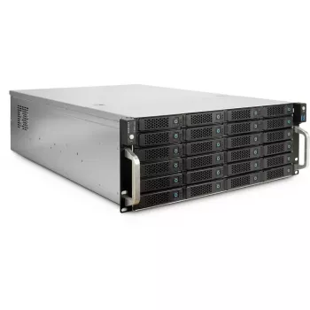HDD-behuizing Inter-Tech 4U-4724 grijs 2,5/3,5 inch