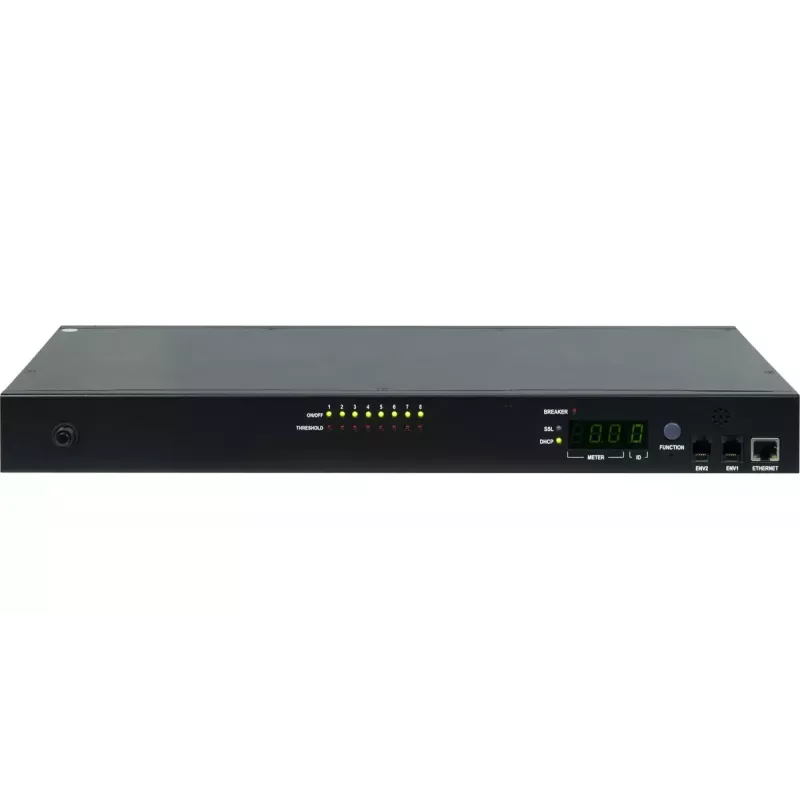 PDU Inter-Tech SD-1688 8 AC-stopcontacten staal zwart