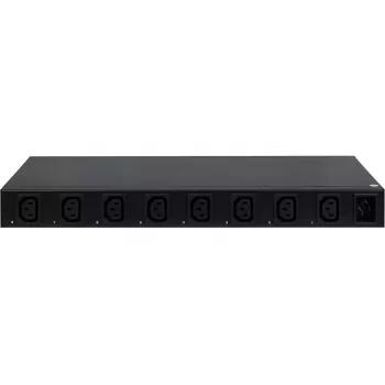 PDU Inter-Tech SD-1688 8 AC-stopcontacten staal zwart
