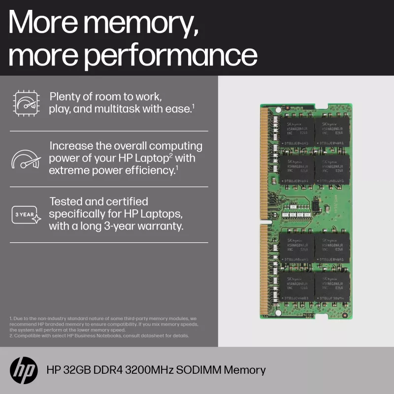 Geheugenmodule HP 16GB DDR4 3200 SODIMM