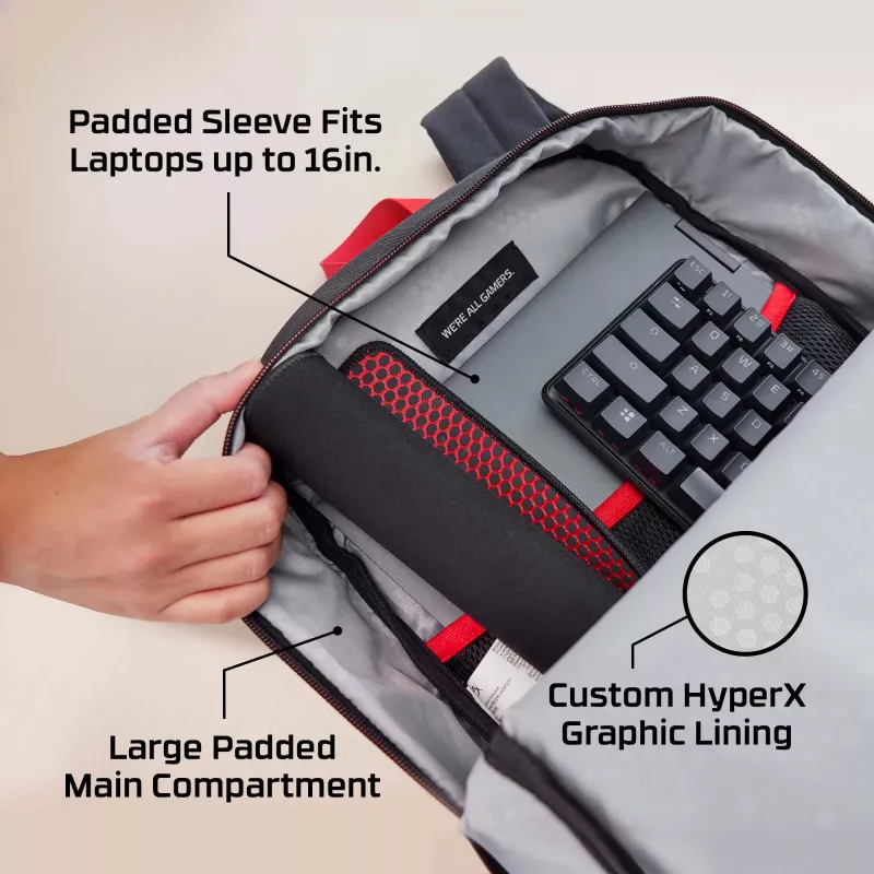 HyperX Delta rugzak, rugzak, 498 g