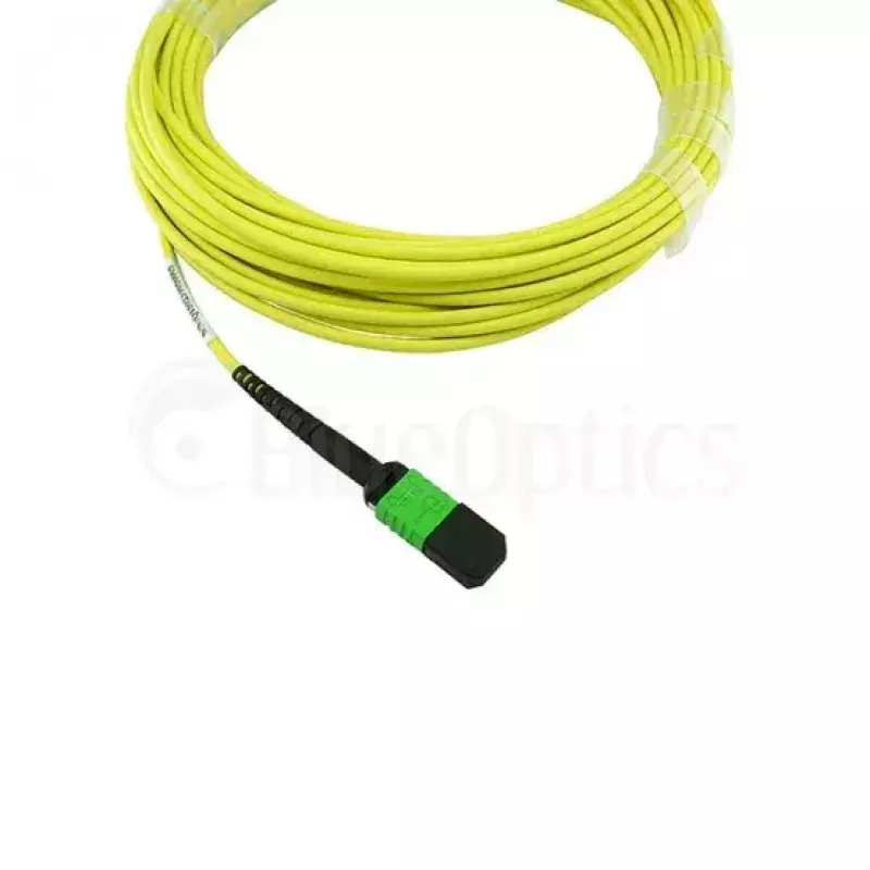 BlueOptics InfiniBand glasvezelkabel 5 m MTP 4x LC groen
