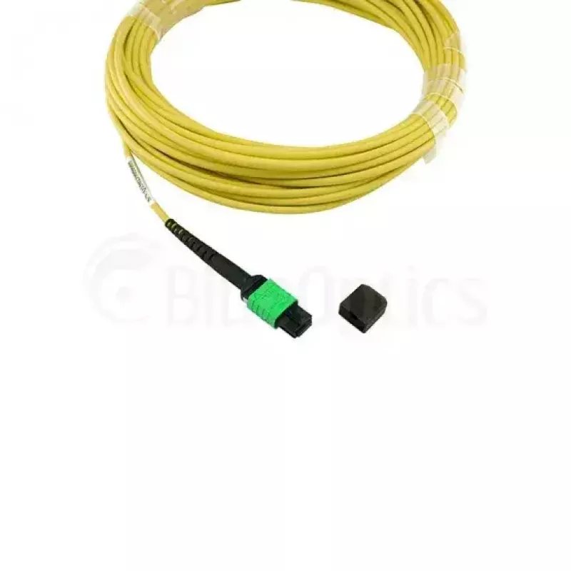 BlueOptics InfiniBand glasvezelkabel 5 m MTP 4x LC groen