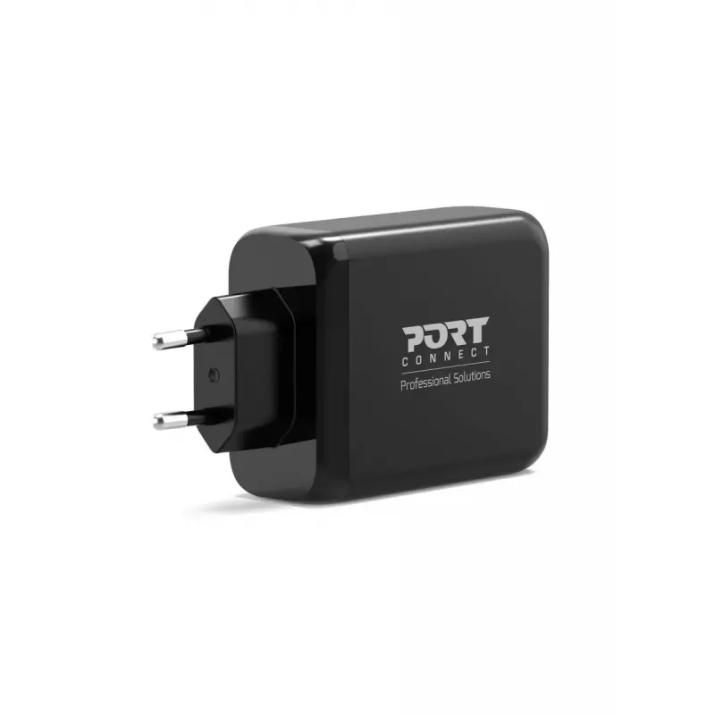 Oplader voor mobiele apparaten Port Designs 900107-EU AC snelopladen zwart