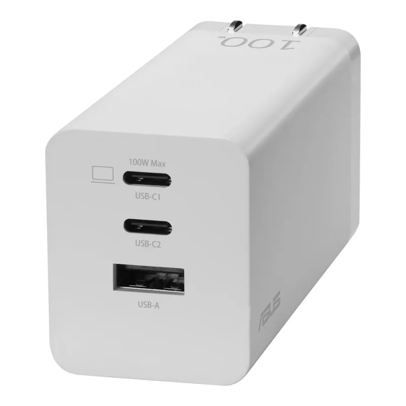 Voeding ASUS 90XB07IN-BPW010 100 W binnen wit USB Type-A Type-C