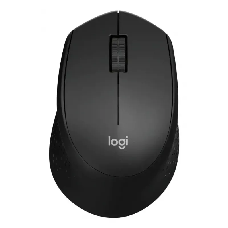 Logitech M330 SILENT PLUS — draadloze muis, rechtshandig, 1000 DPI, 3 knoppen, scrollwiel, zwart, op batterij