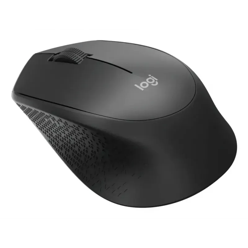 Logitech M330 SILENT PLUS — draadloze muis, rechtshandig, 1000 DPI, 3 knoppen, scrollwiel, zwart, op batterij