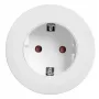 Inbouw-tafelstopcontact Bachmann PIX met 2 m netsnoer, wit, Ø 6,8 cm, hoogte 50 mm