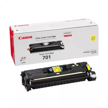 Canon 701 tonercartridge 1 stuk origineel geel