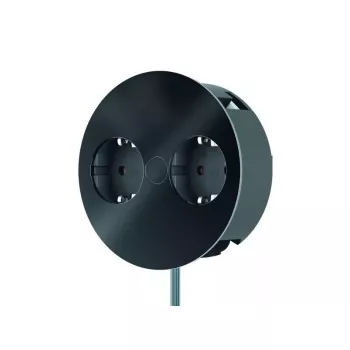 Stroomverdeler Bachmann Twist 2 m 2 AC-stopcontacten binnen zwart