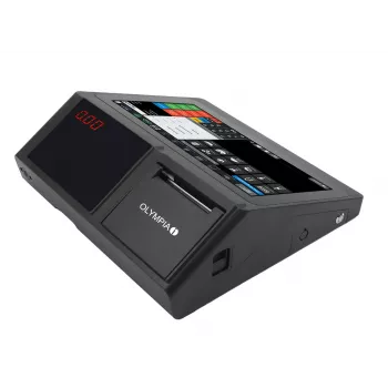 Kassa Olympia T110 thermische printer, 100000 PLU's, LED-display (10,1 inch)