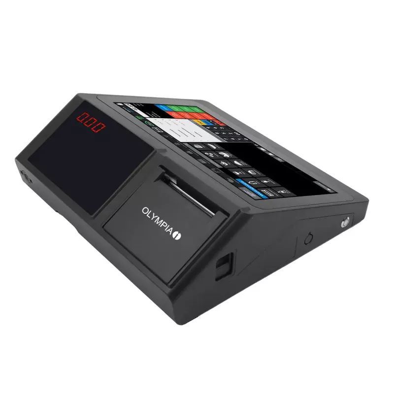 Kassa Olympia T110 thermische printer, 100000 PLU's, LED-display (10,1 inch)
