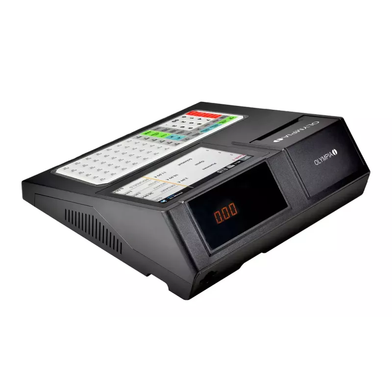 Kassasysteem Olympia K200 PLUS — thermische printer, 10.000 PLU's, LED-display