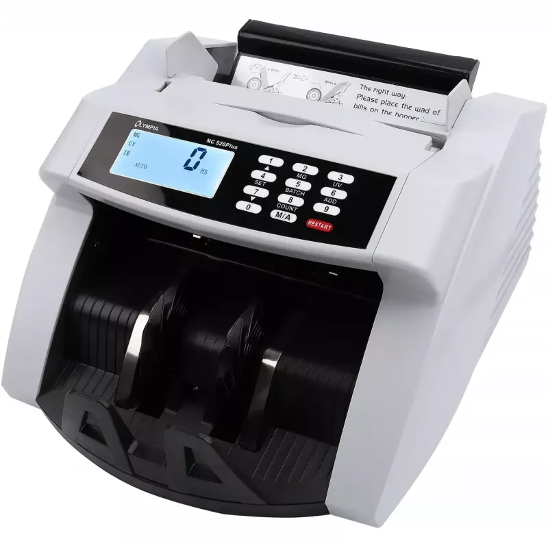 Olympia NC 520 Plus biljettenteller en -tester, wit