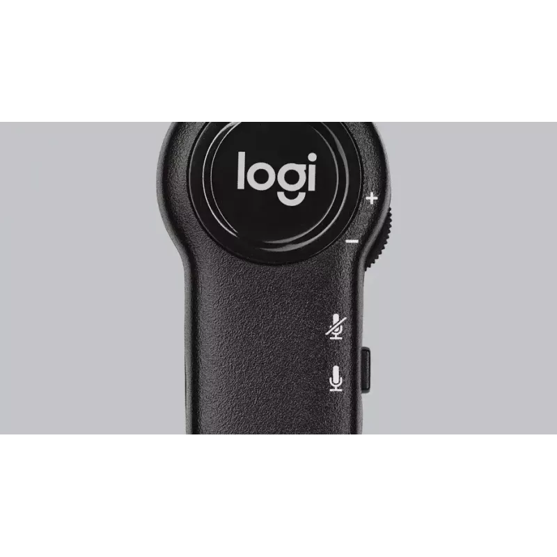 Logitech H151 stereoheadset met ruisonderdrukkende microfoon, bedraad, zwart