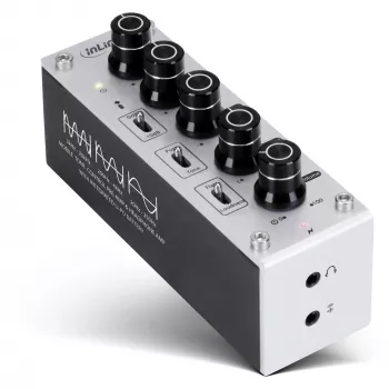InLine AmpEQ mobiel, Tri-Tone Hi-Res AUDIO voor- en hoofdtelefoonversterker, 3,5 mm stereo