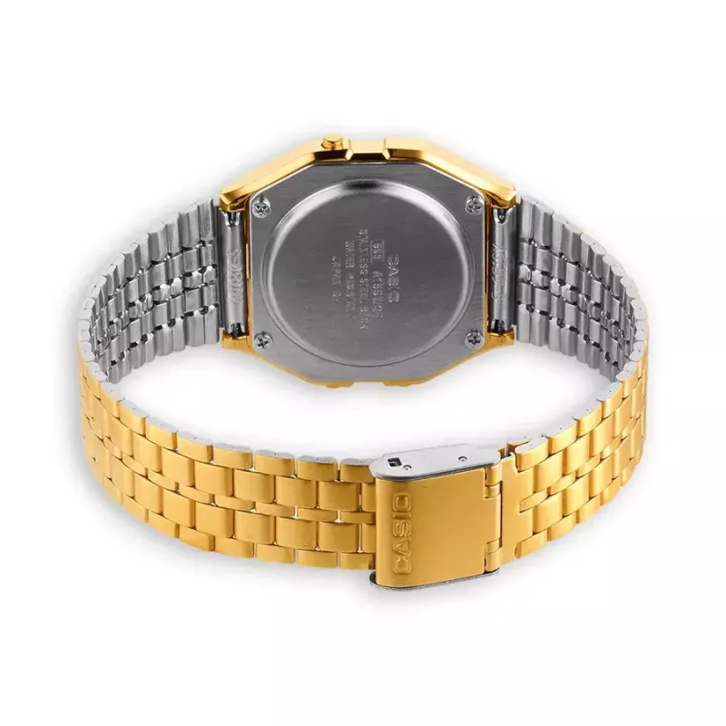 Armbandhorloge Casio A159WGEA-1EF goud zilver