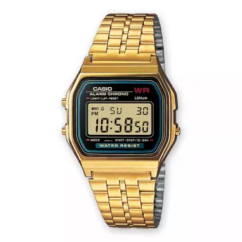 Armbandhorloge Casio A159WGEA-1EF goud zilver