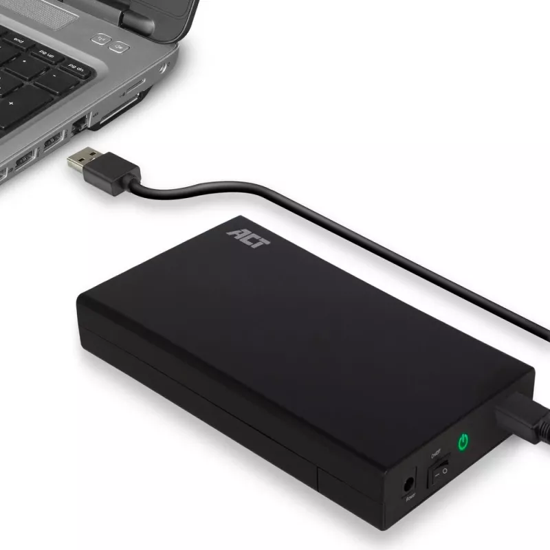 HDD/SSD-behuizing ACT AC1405 3,5 inch SATA USB 3.2 Gen1 zwart