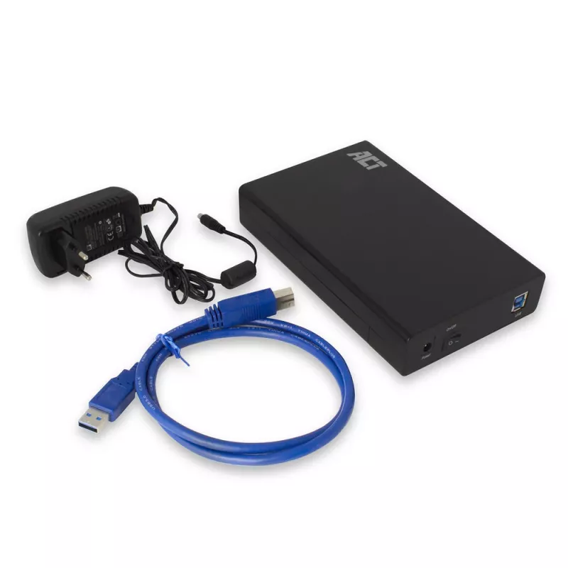 HDD/SSD-behuizing ACT AC1405 3,5 inch SATA USB 3.2 Gen1 zwart