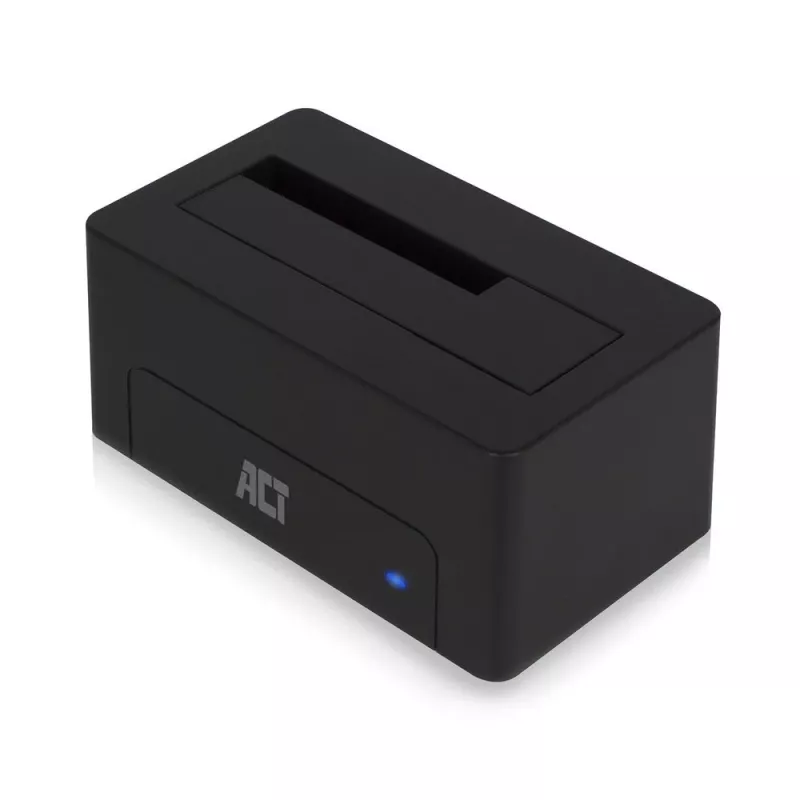 ACT 2,5 inch/3,5 inch SATA HDD/SSD-dockingstation USB 3.2 Gen1 zwart