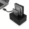 ACT 2,5 inch en 3,5 inch SATA dual-HDD/SSD-dockingstation, USB 3.2 Gen1