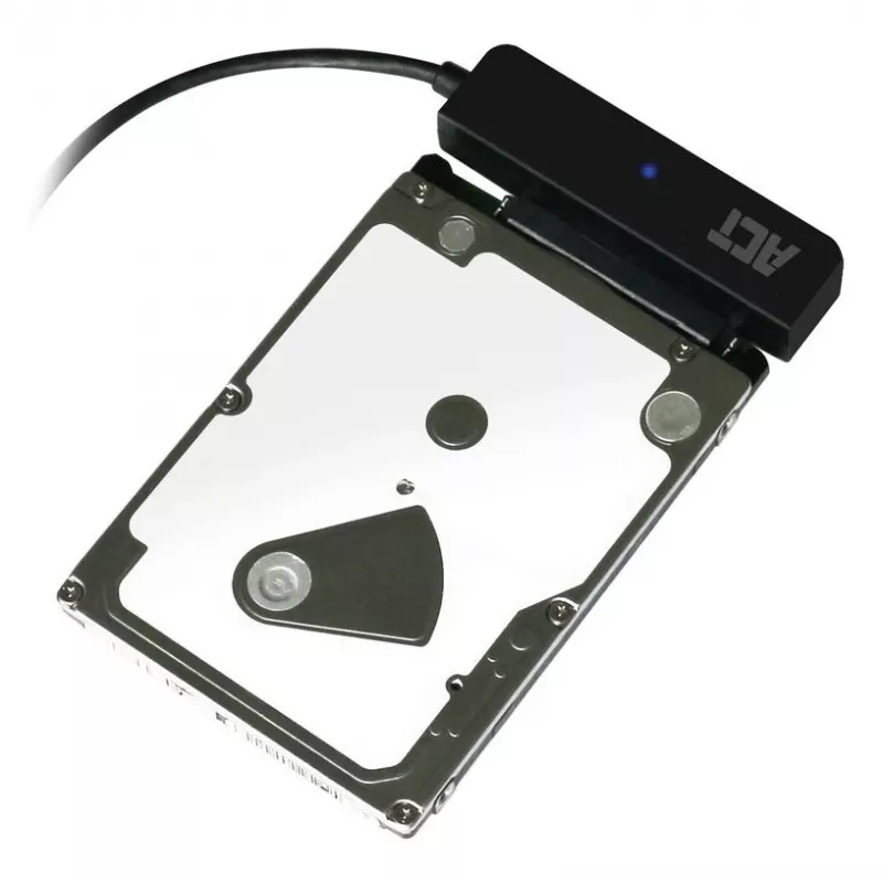 ACT USB-adapterkabel voor 2,5 inch SATA HDD/SSD AC1510 0,15 m zwart