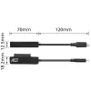 ACT AC1525 kabeladapter USB-C naar SATA 7-pins + 15-pins, zwart