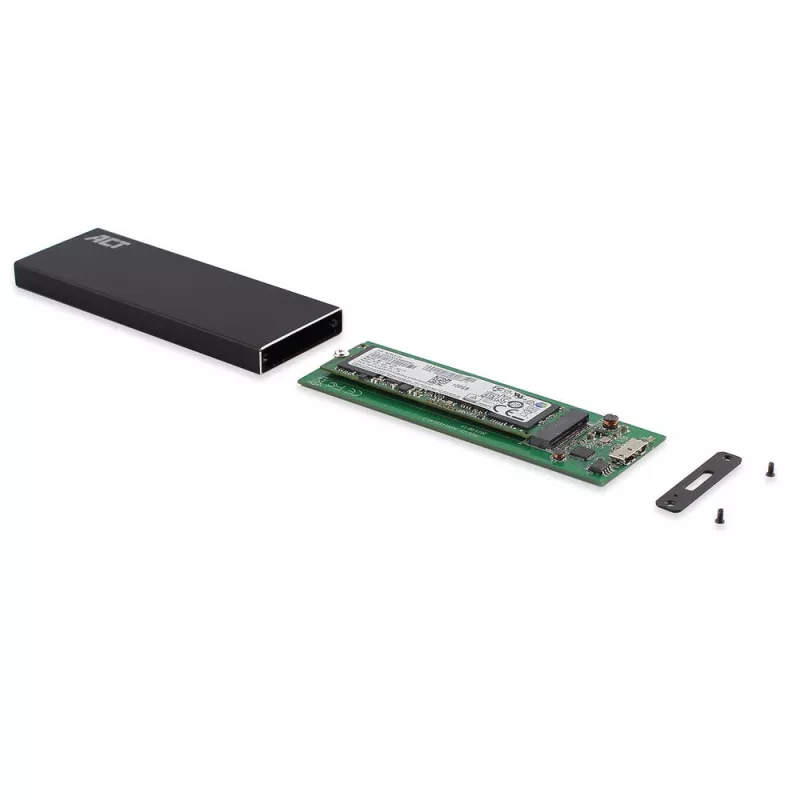 SSD-behuizing ACT M.2 USB 3.2 Gen1 zwart 5 Gbit/s