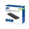 SSD-behuizing ACT M.2 USB 3.2 Gen1 zwart 5 Gbit/s