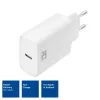 ACT compacte USB-C oplaadadapter 20W snelladen binnen universeel wit