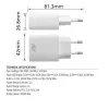 USB-C oplader ACT 35W Power Delivery PPS GaNFast universeel