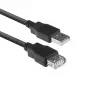 ACT USB 2.0 verlengkabel A stekker - A bus 1,8 meter, zipzakje