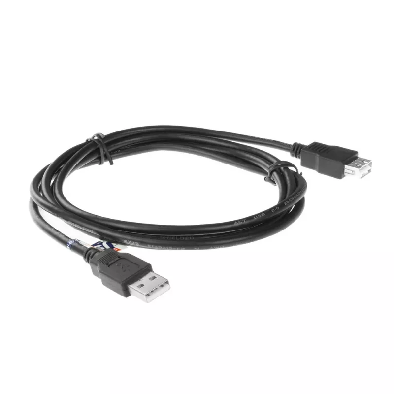 ACT USB 2.0 verlengkabel A stekker - A bus 1,8 meter, zipzakje