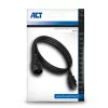 Netkabel C13 C14 zwart 1,8 m ACT Powercord