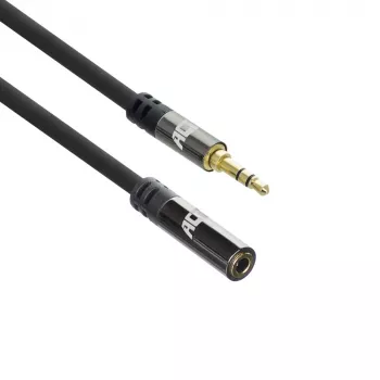 ACT 5 meter High Quality audio-verlengkabel 3,5 mm stereo jackstekker naar bus