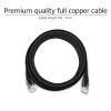 ACT zwart 2,0 m U/UTP CAT6 patchkabel met RJ45-stekkers