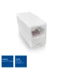 Modulaire RJ-45-koppelaar ACT AC4105 wit aansluiting 1 RJ-45 aansluiting 2 RJ-45