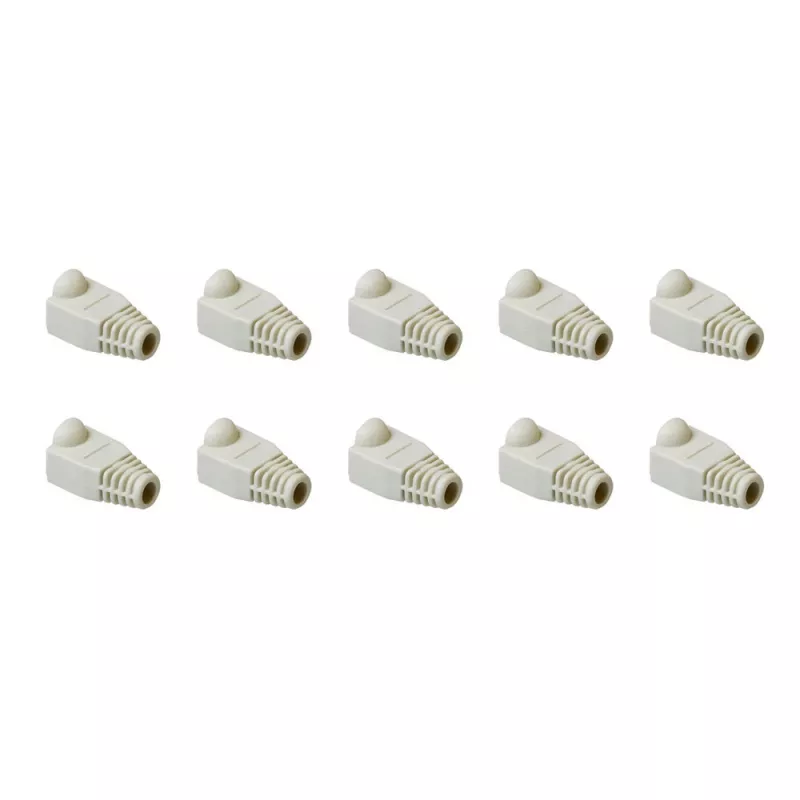 ACT UTP kabeltulen, RJ45, kabeltule, grijs, RJ45, 10 stuks