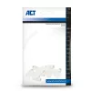 ACT UTP kabeltulen, RJ45, kabeltule, grijs, RJ45, 10 stuks