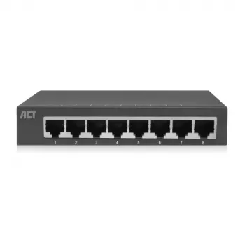 Unmanaged switch ACT AC4418 8 poorten Gigabit Ethernet 10/100/1000