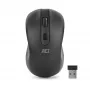 ACT AC5105 tweehandige draadloze muis, zwart
