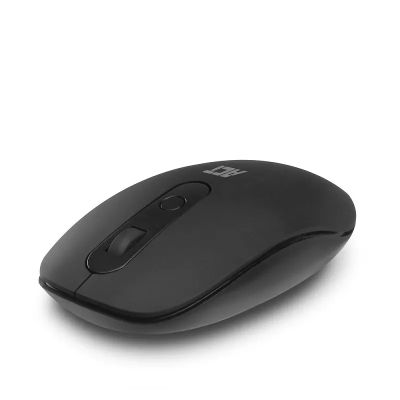 ACT draadloze muis 1200 DPI, dubbelhandig, RF draadloos, 1200 DPI, zwart